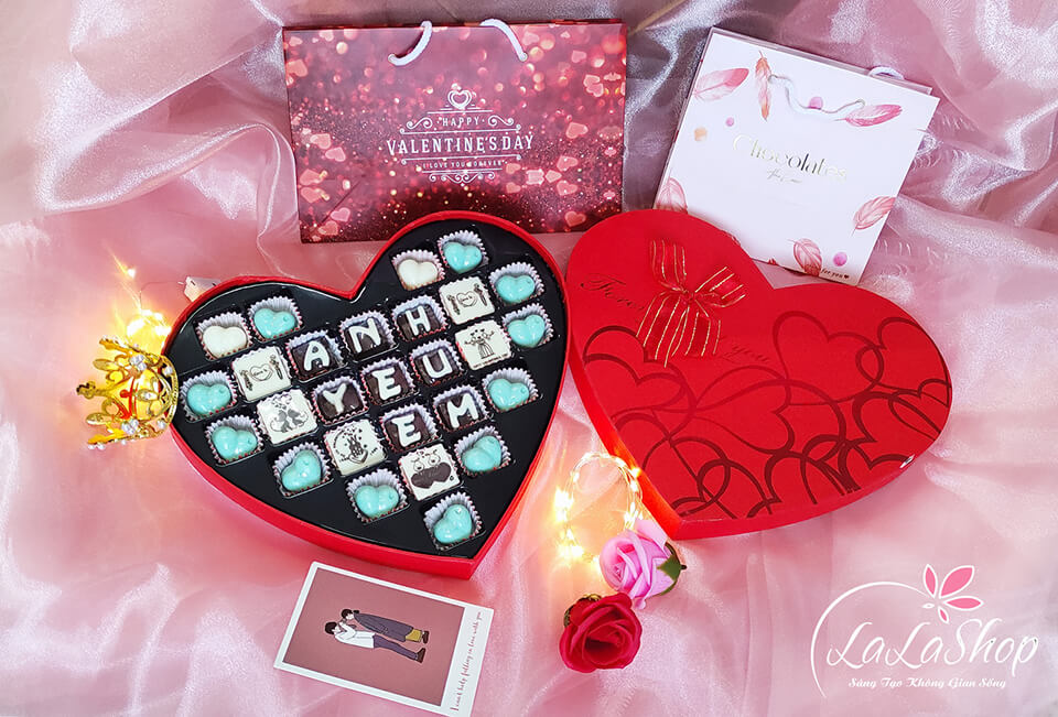 Những hình ảnh socola valentine 2019 ra mắt mới nhất của Tú Anh Chocol