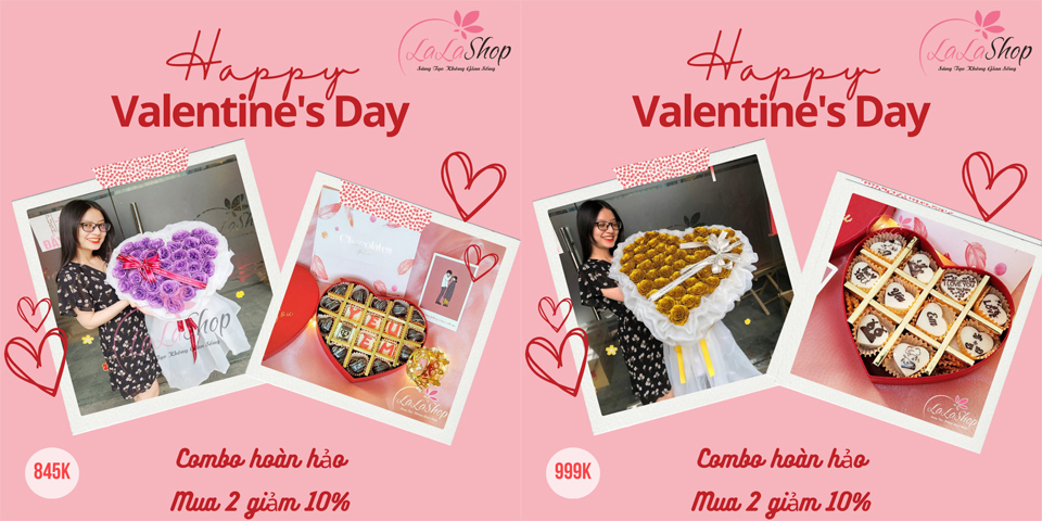Lala Shop - spezialisiert auf Groß- und Einzelhandel mit günstigen und prestigeträchtigen Valentinstagsgeschenken in Ho-Chi-Minh-Stadt