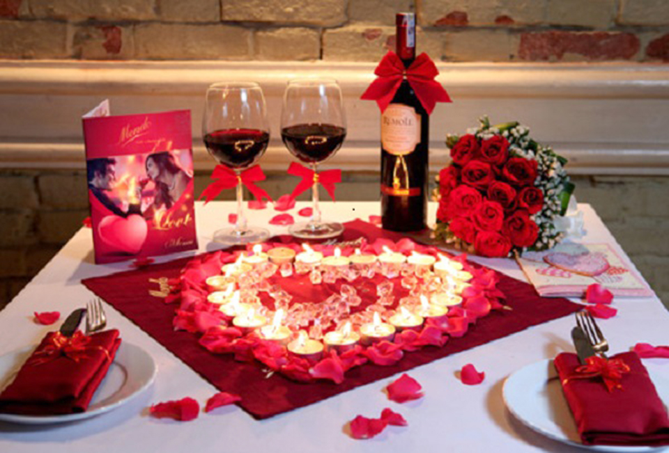 Một buổi tiệc lãng mạn cho ngày valentine cho vợ ấn tượng nhất