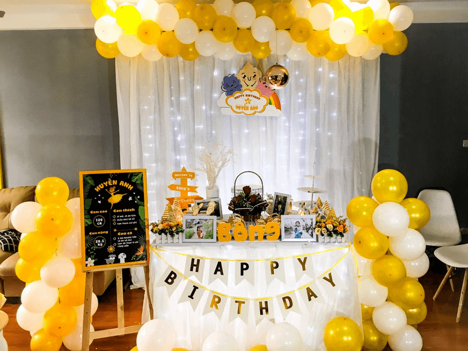 Dịch vụ tổ chức tiệc sinh nhật tại Thái Bình