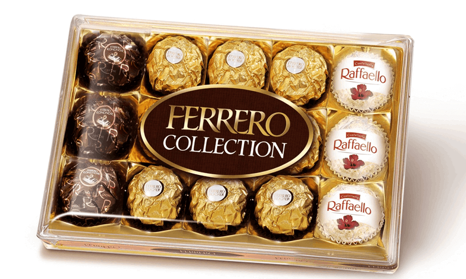 Thương hiệu Ferrero Rocher còn nổi tiếng bởi vị nguyên bản của socola