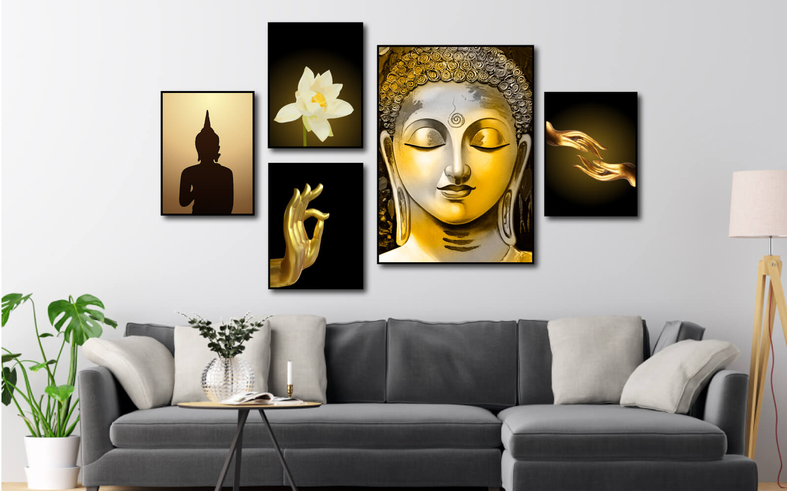 Tranh Phật là những bức tranh miêu tả chân dung các vị Phật như Phật A Di Đà, Phật Quan Âm hay Phật Di Lặc.