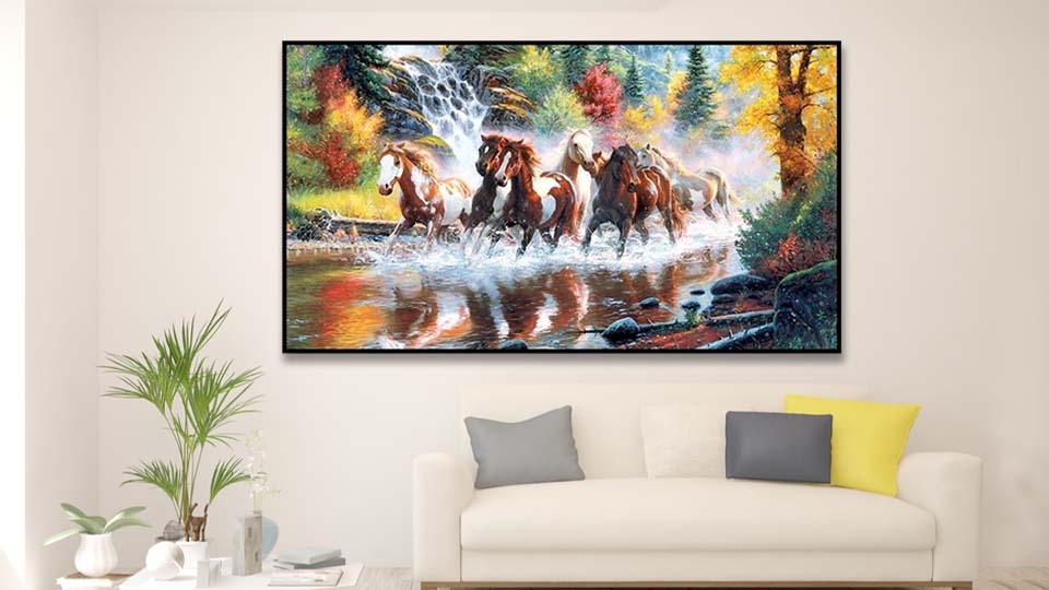 Tranh phong thủy mã đáo thành công
