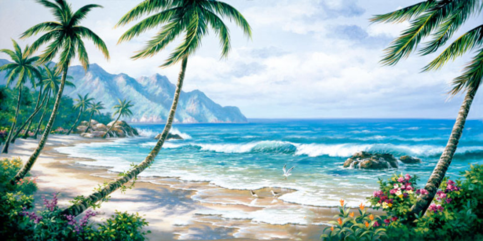 Mách bạn cách vẽ tranh phong cảnh biển đơn giản nhất  Khung tranh rẻ